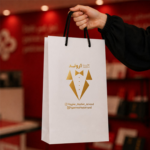 ساک دستی کاغذی آماده 24×38 ساک دستی کاغذی آماده 24×38