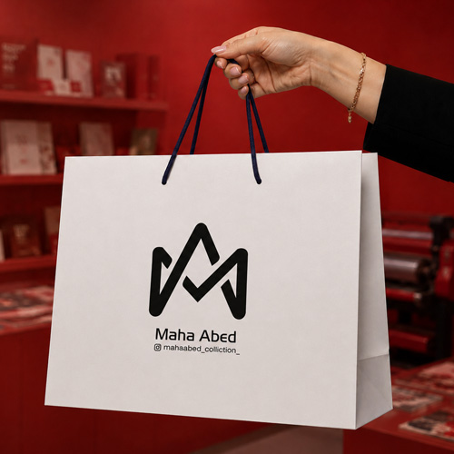 ساک دستی کاغذی آماده 45×30 ساک دستی کاغذی آماده 45×30