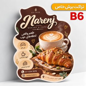 چاپ تراکت برش خاص B6
